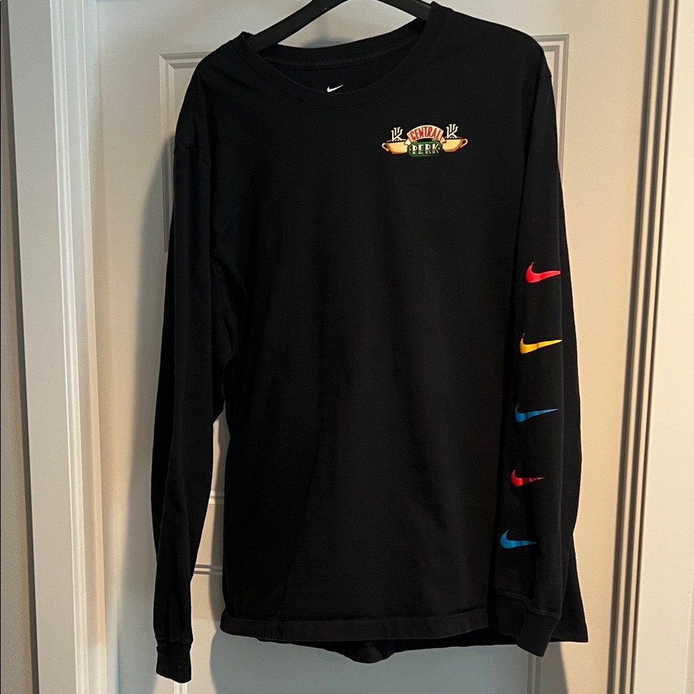 Nike Kyrie F.R.I.E.N.D.S Black Long Sleeve with Multicolor Swooshes